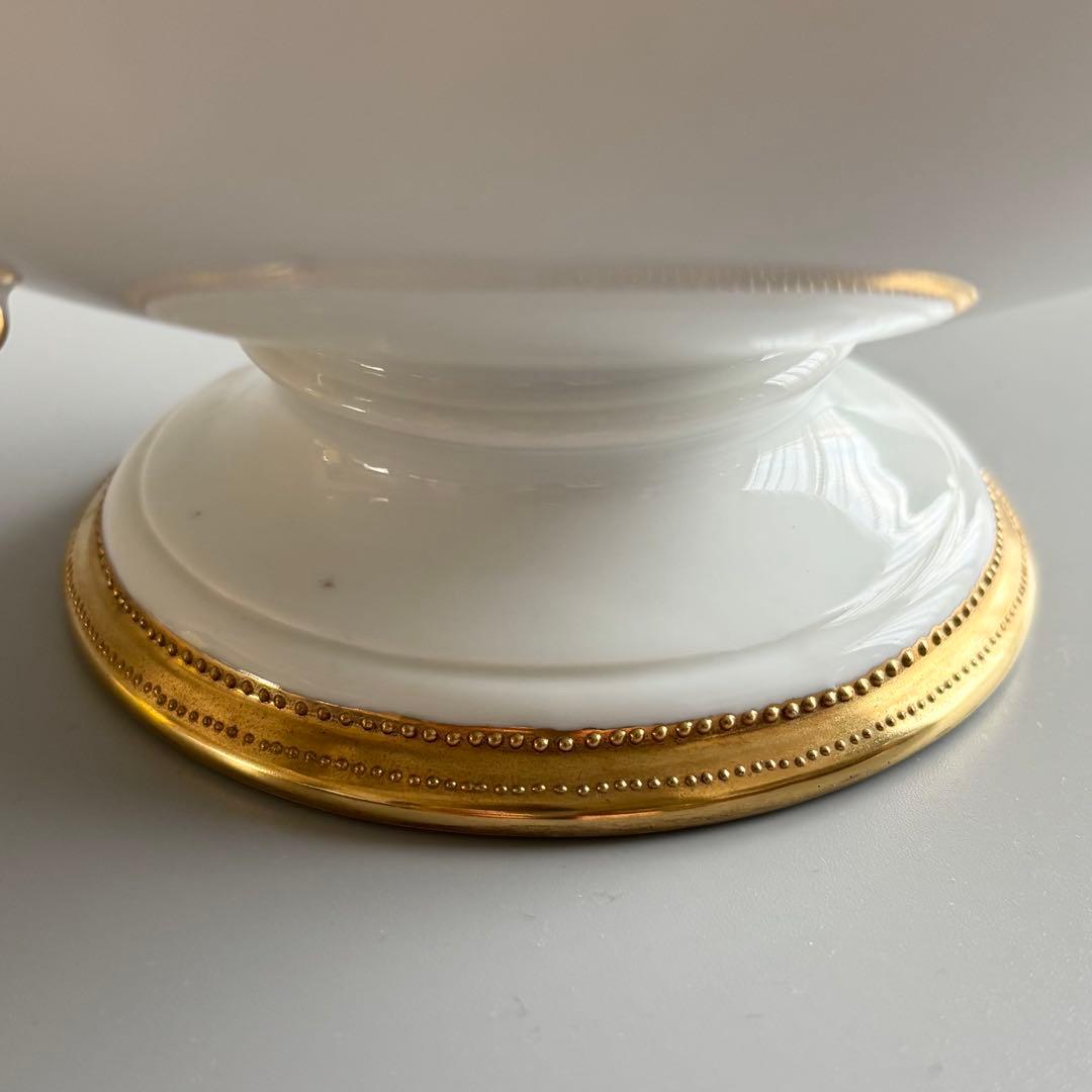 100年以上の時を閉じ込めた、 美しきオールドノリタケ　足付きコンポート【美品】