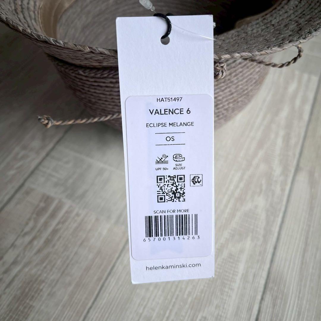 新品未使用品 ヘレンカミンスキー ラフィアハット 帽子VALENCE6 OS