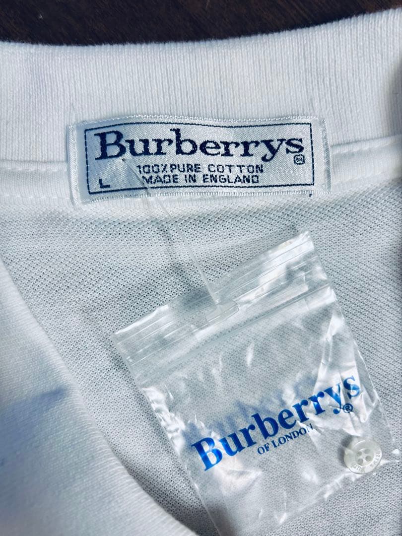 Burberrys バーバリー ポロシャツ Lサイズ　英国製　新品
