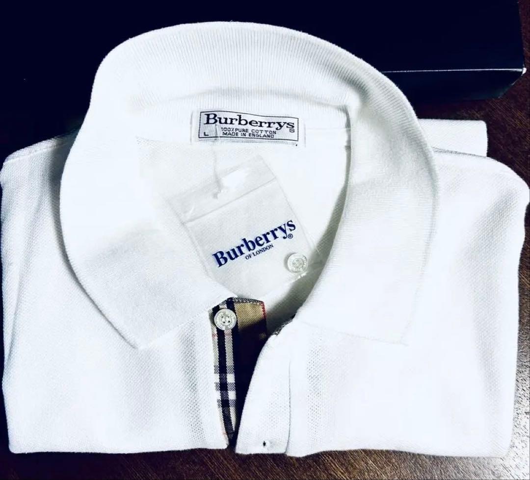 Burberrys バーバリー ポロシャツ Lサイズ　英国製　新品