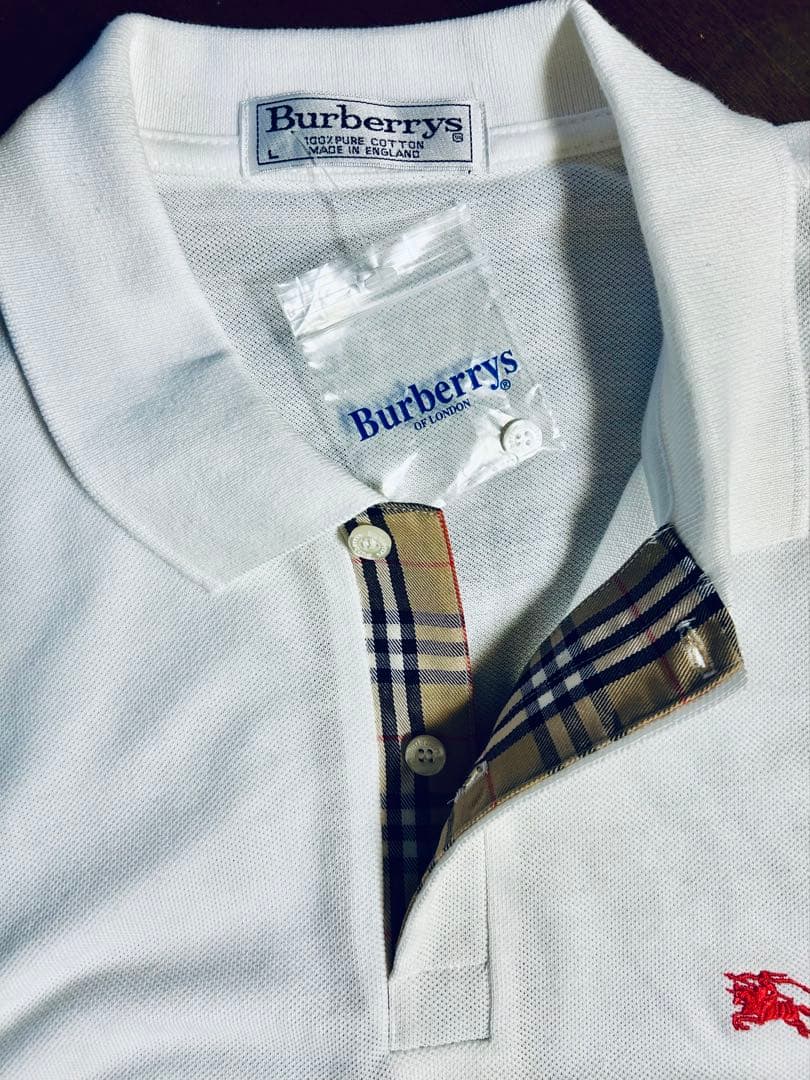 Burberrys バーバリー ポロシャツ Lサイズ　英国製　新品
