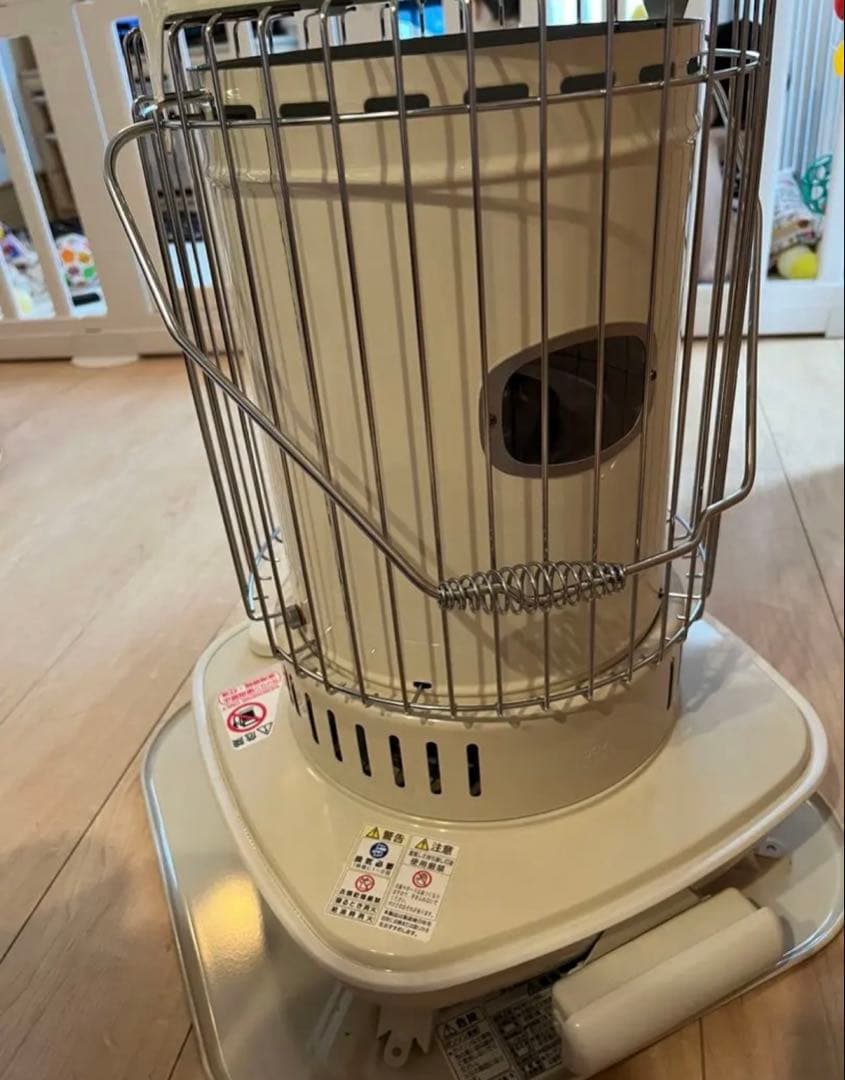 【美品】 CORONA 石油ストーブ SL-5122 ホワイト、五徳付き