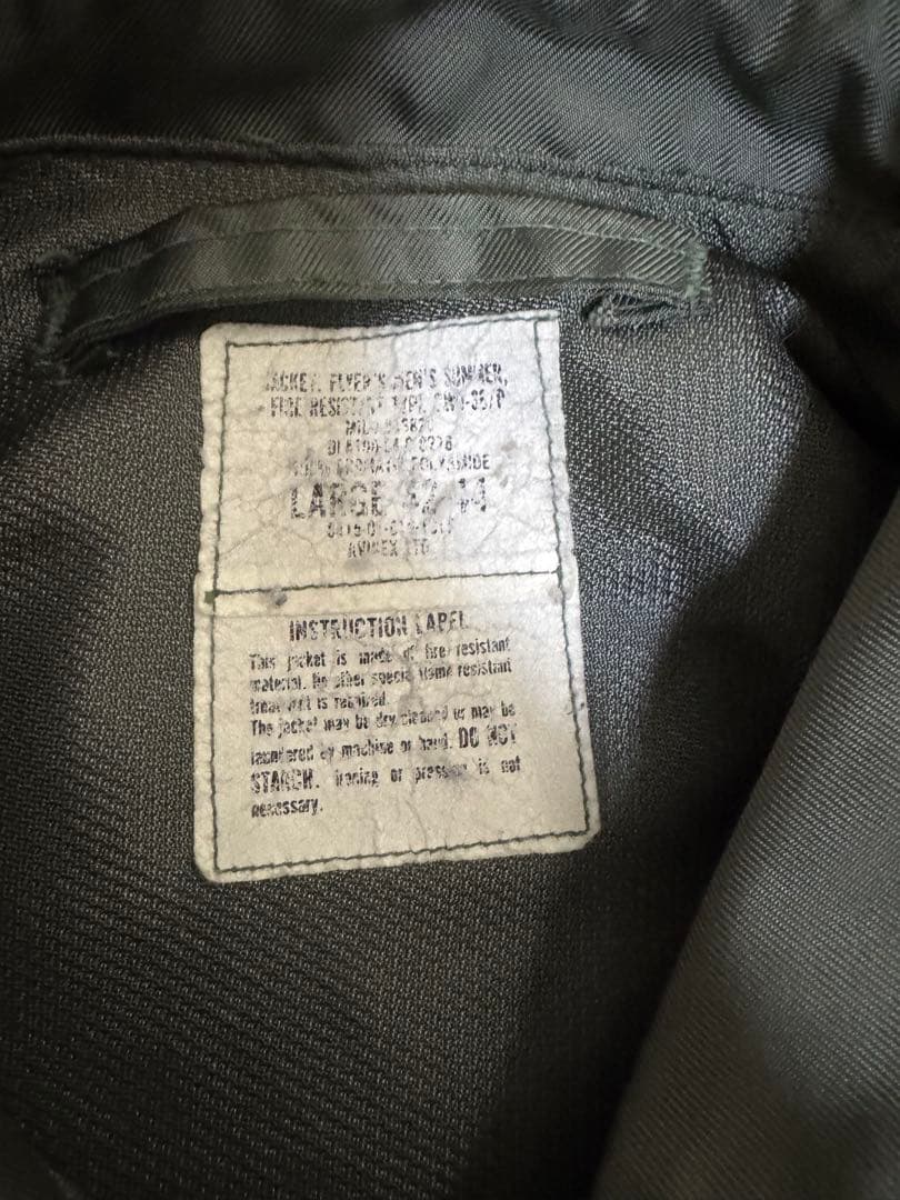 実物米軍 90sCWU-36P フライトジャケット MA-1後継モデル L