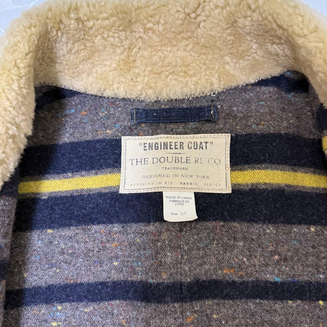 超美品 希少 RRL デニム ボア ジャケット シェアリング ランチコート S