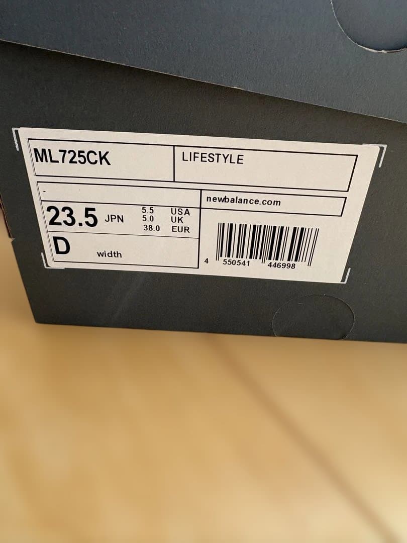 New Balance ML725 CK 23.5cm 新品
