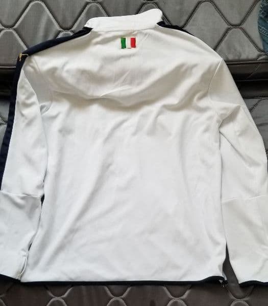 サッカーイタリア代表ウォームアップジャージ、選手仕様、上下