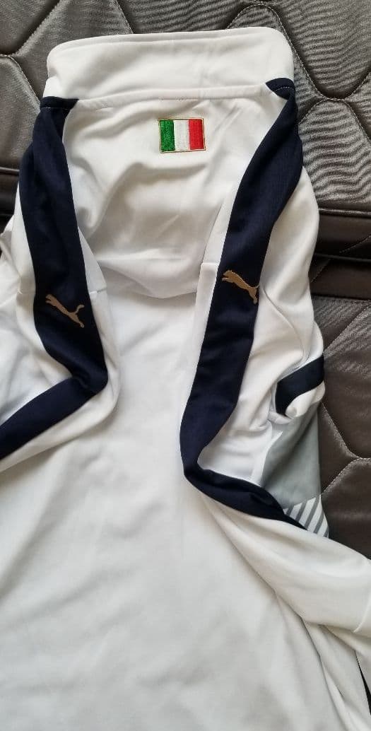 サッカーイタリア代表ウォームアップジャージ、選手仕様、上下