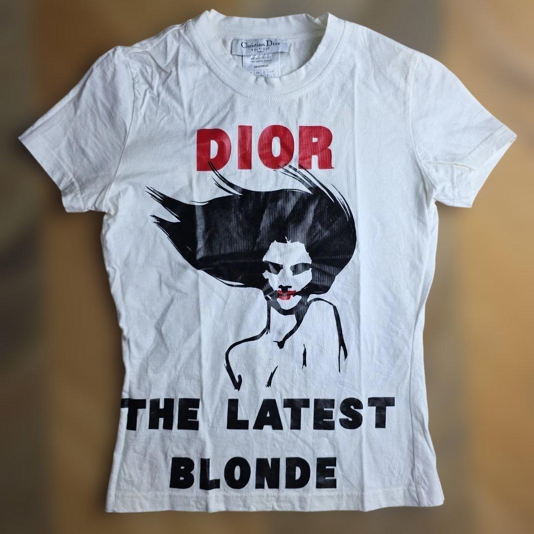 Christian Dior グラフィックTシャツ 36 希少　y16