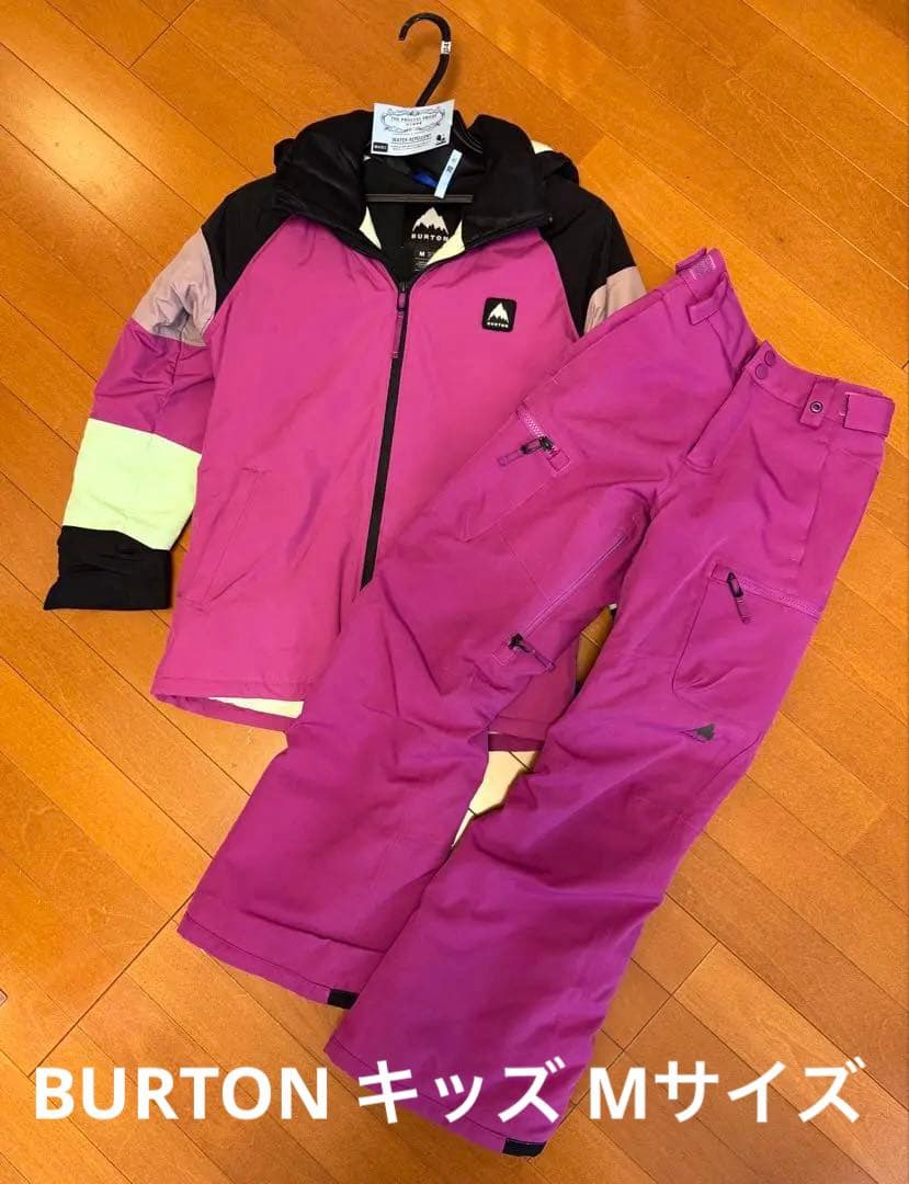 BURTON スノーボードスキーウェアセット 上下 Mサイズ ピンク