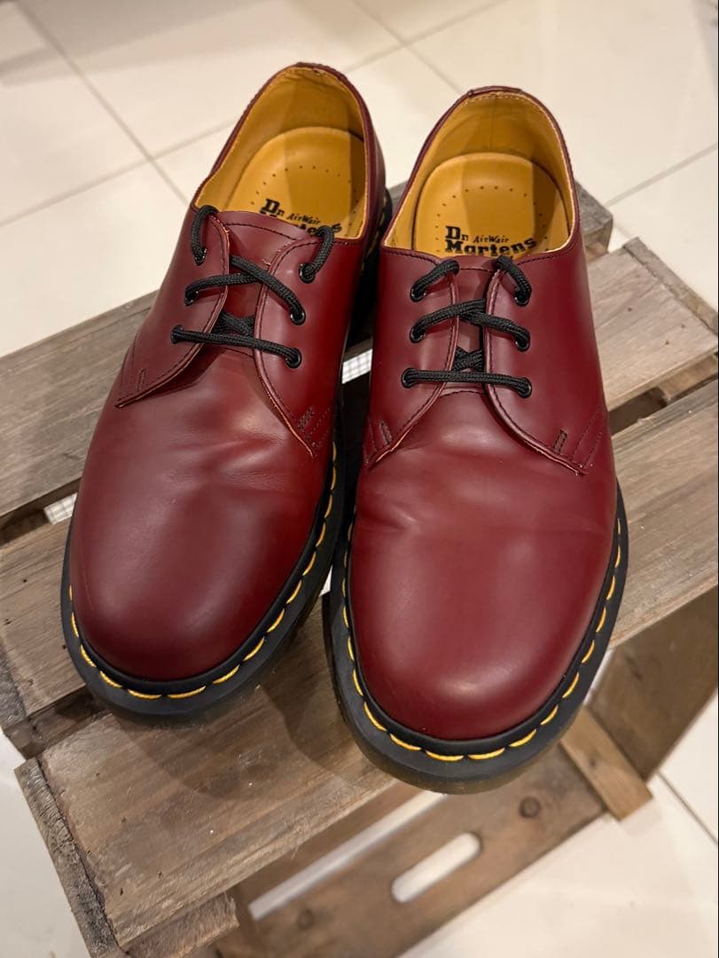 Dr.Martens 1461 3EYE GIBSON チェリーレッド　27.0