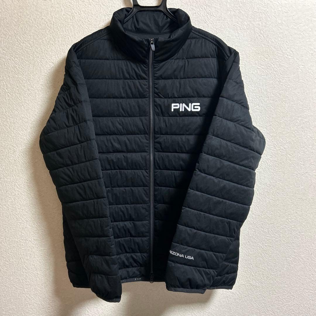 PING 中綿ジャケット ブラック サイズXL