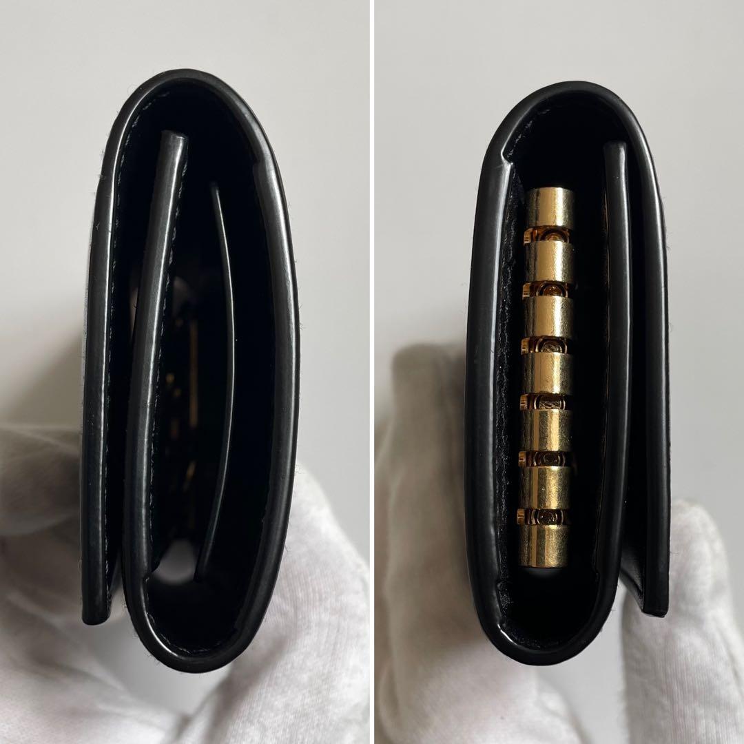 【極美品】サンローラン キーケース 6連 レザー ゴールド 黒 360432