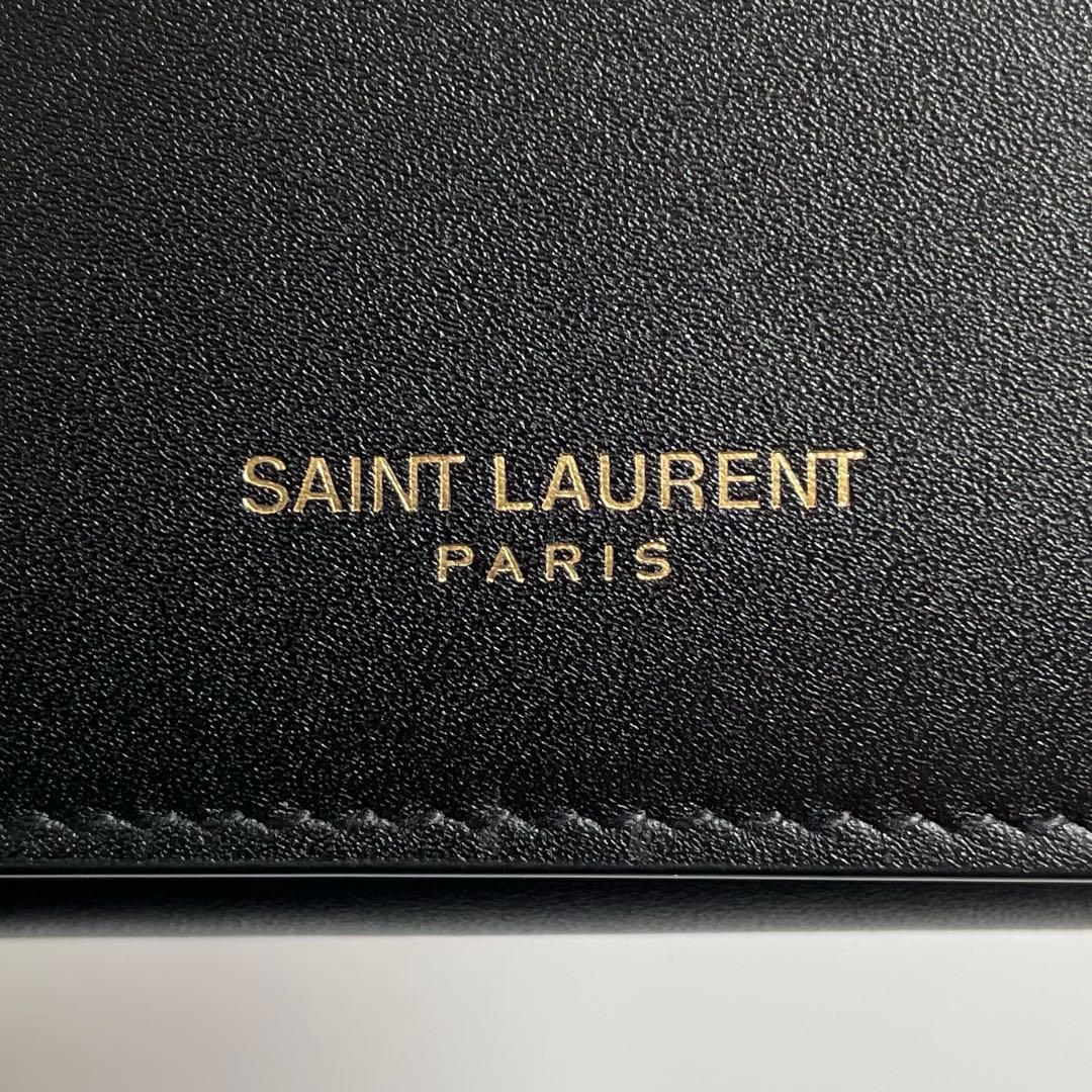 【極美品】サンローラン キーケース 6連 レザー ゴールド 黒 360432