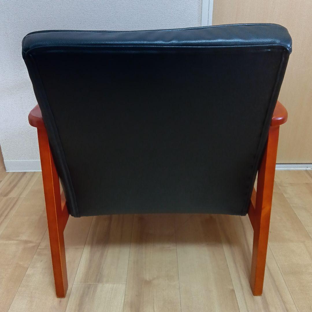 コスパクリエーション [BARNEY（バーニー） 木肘レトロソファ 1人掛け