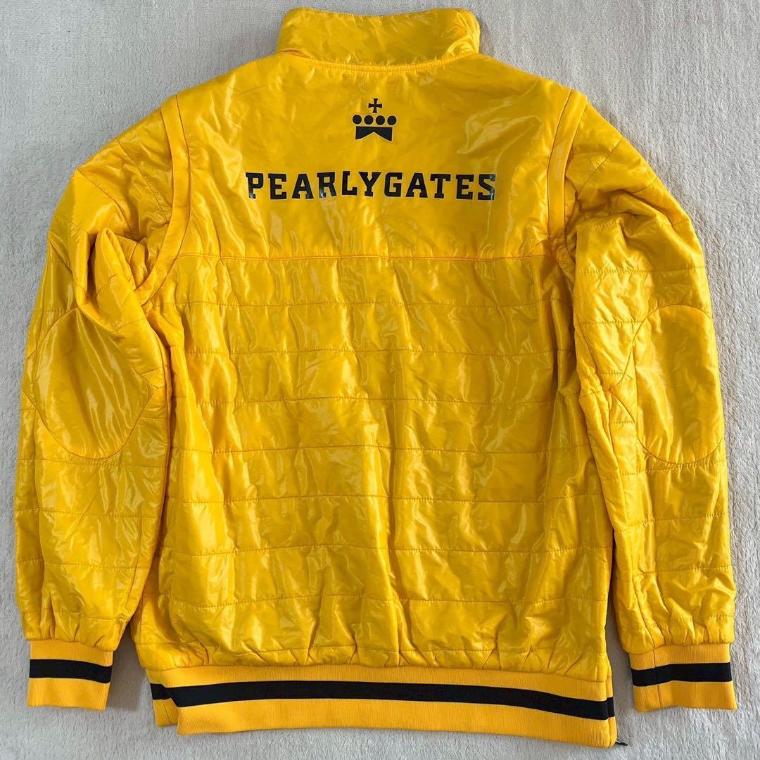 極美品　パーリーゲイツ　リバーシブル　中綿　スニード　ブルゾン　ネイビー