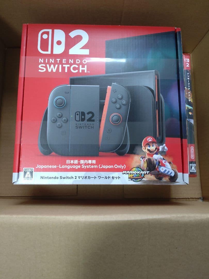 Nintendo Switch 2 本体 + マリオカート + ドンキーコング