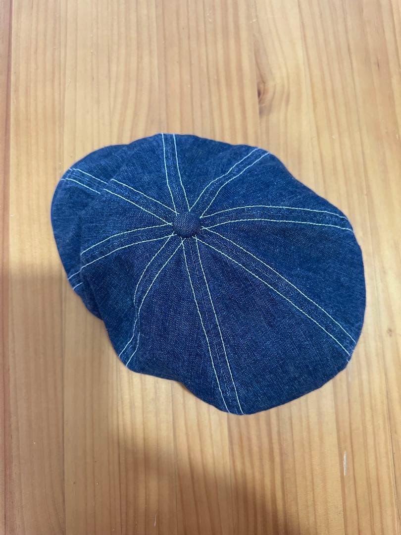 Mr Fatman キャスケット LUCKY DAN DENIMインディゴブルー