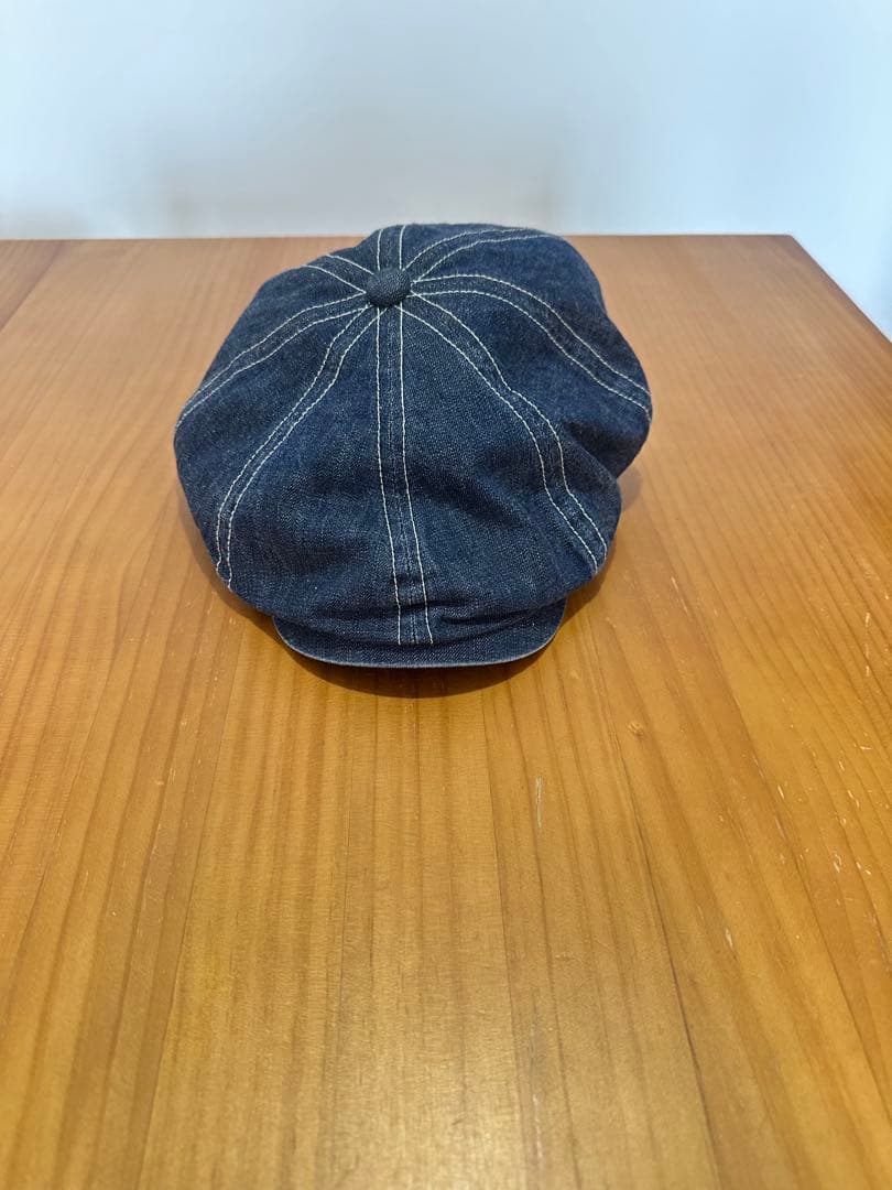 Mr Fatman キャスケット LUCKY DAN DENIMインディゴブルー