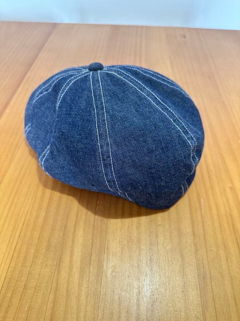 Mr Fatman キャスケット LUCKY DAN DENIMインディゴブルー