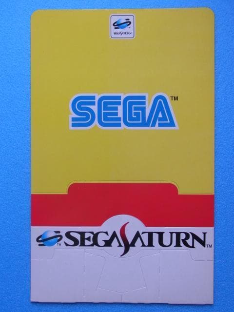 非売品　販促品　セガサターン 　ゲームソフト立体式スタンド　レトロゲーム　当時物