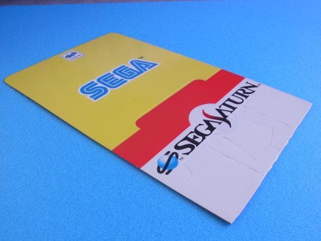 非売品　販促品　セガサターン 　ゲームソフト立体式スタンド　レトロゲーム　当時物