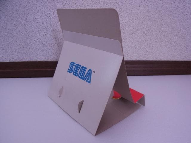 非売品　販促品　セガサターン 　ゲームソフト立体式スタンド　レトロゲーム　当時物