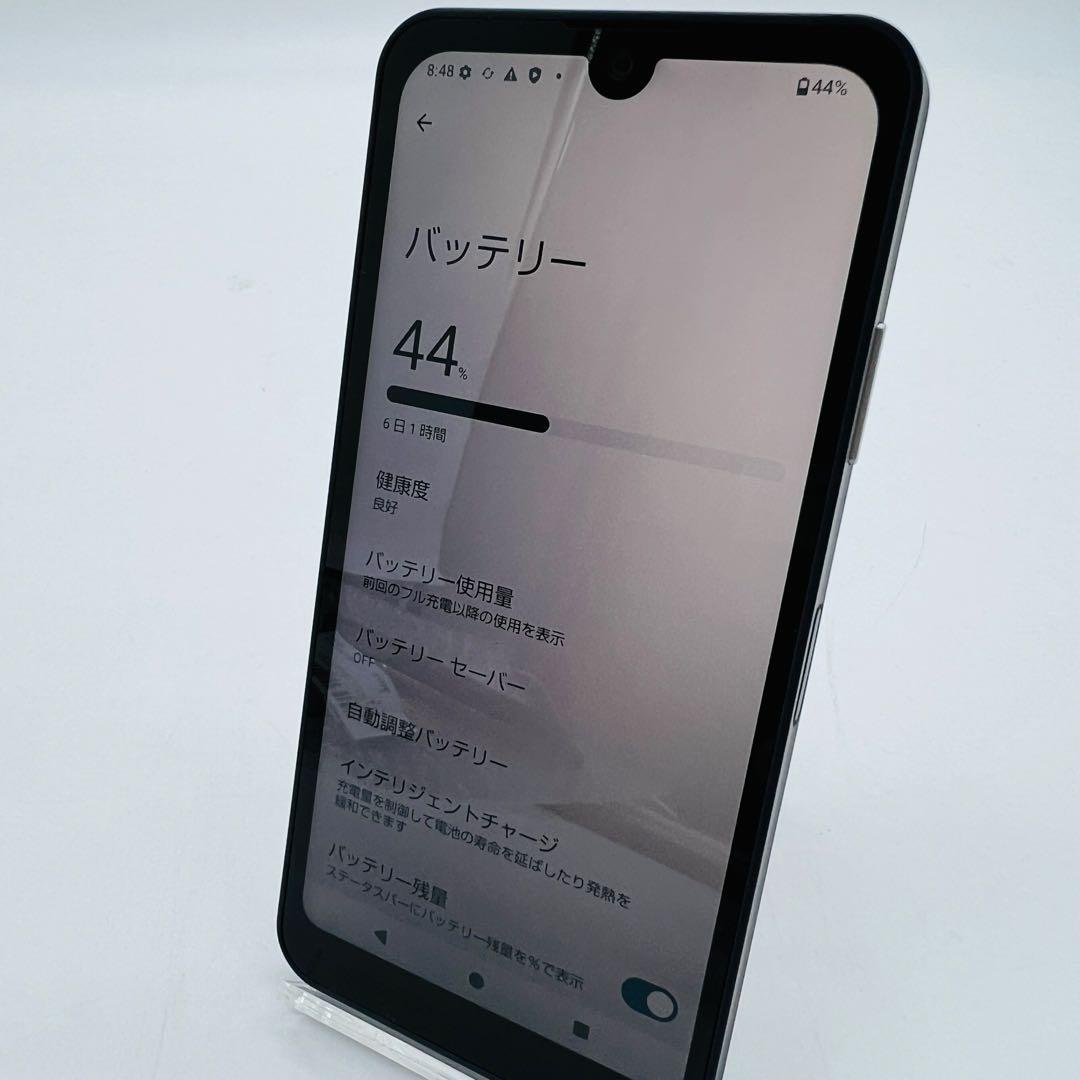 ★花猫★AQUOS wish3 ブラックスマートフォン本体　利用制限⚪︎
