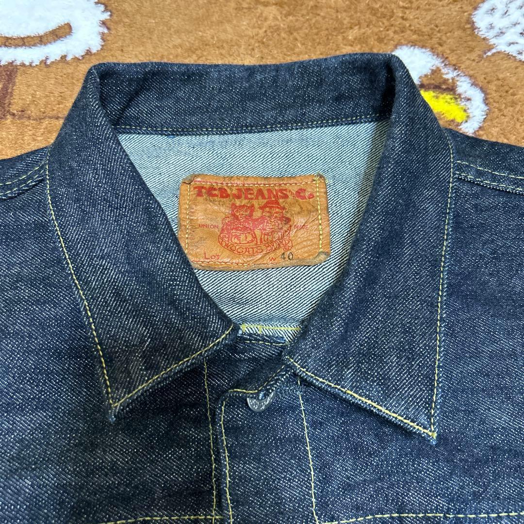 tcbジーンズ 40s 大戦モデル　デニムジャケット