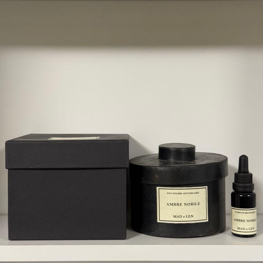 【未使用】MAD et LEN ポットポプリ AMBRE NOBILE