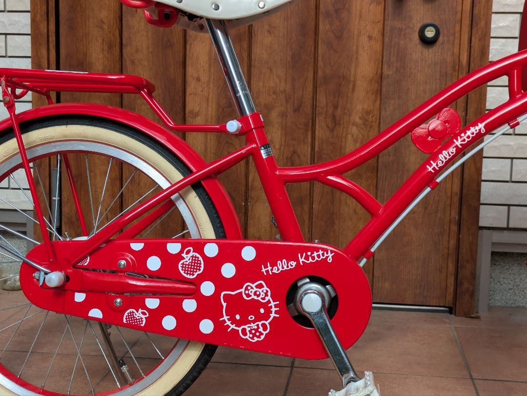 ハローキティ 18インチ　自転車　子供用　サイクルあさひ　幼児　【室内保管】