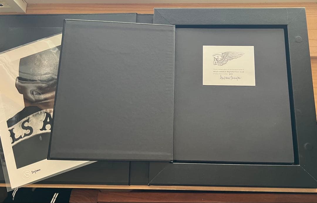 激レア　Andrew Shaylorサイン入り Hells Angels MC