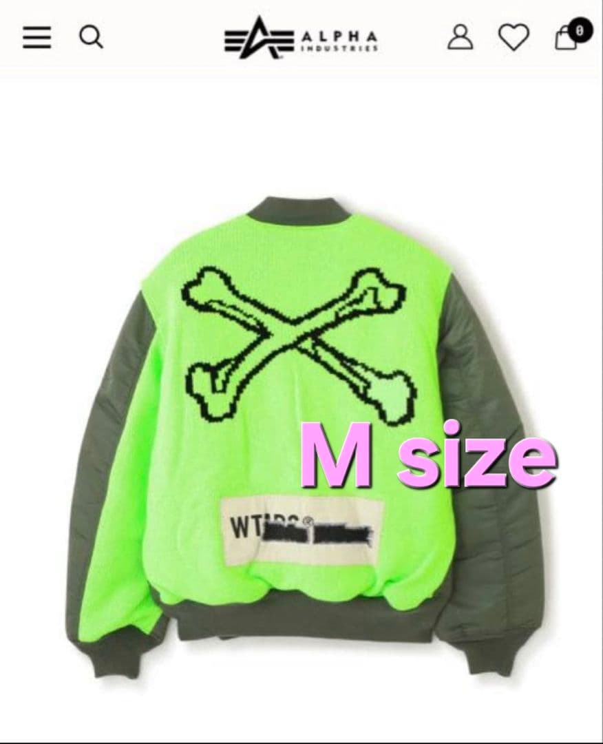 Alpha Industries×WTAPS　MA-1