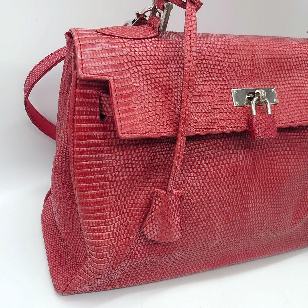 KATORIYA 香鳥屋 リザードレザー 2way トートバッグ