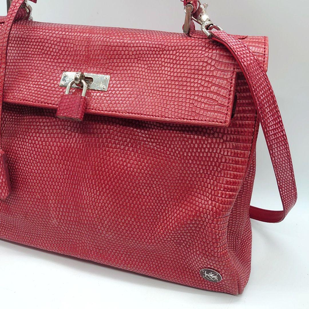 KATORIYA 香鳥屋 リザードレザー 2way トートバッグ