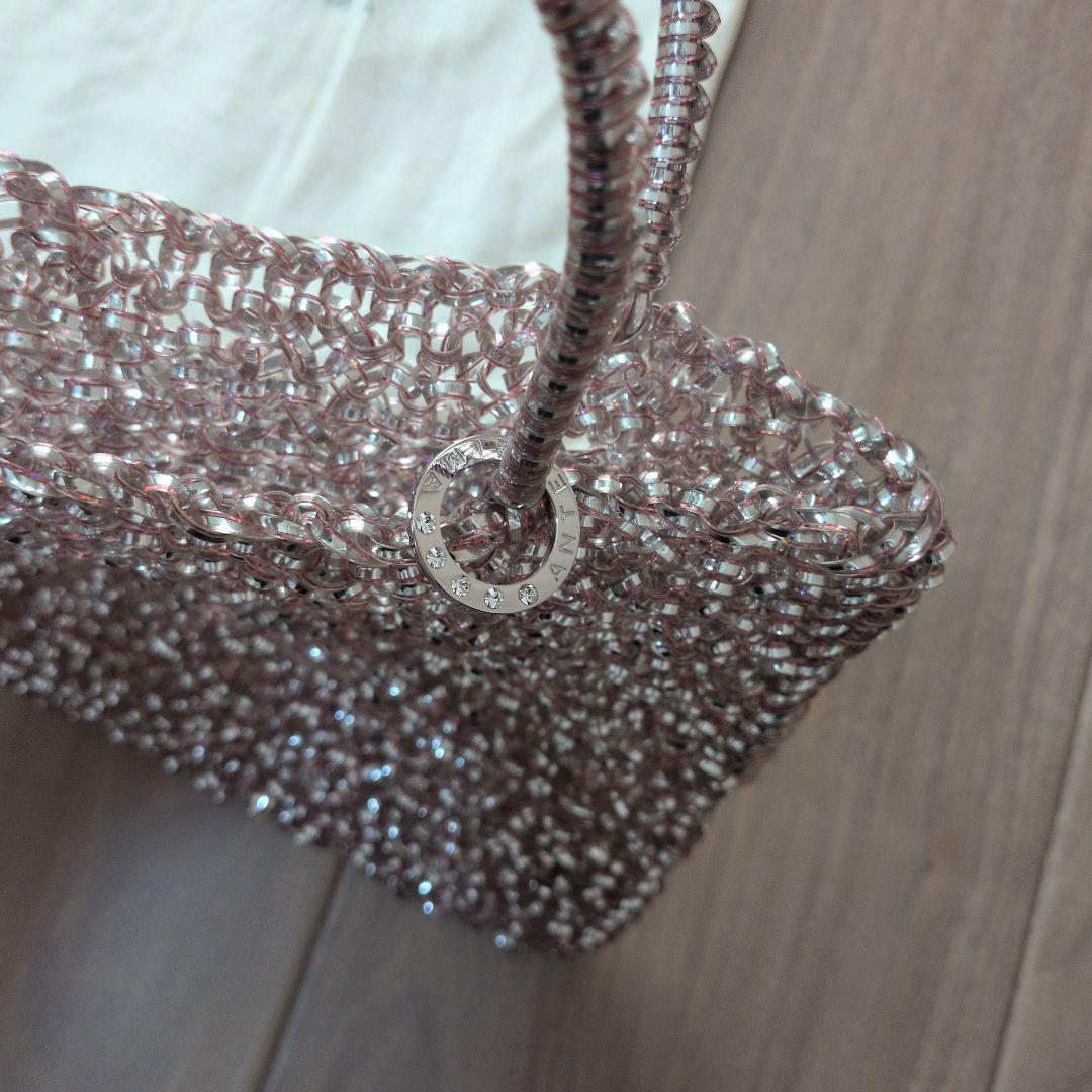 アンテプリマ　ミニワイヤーバッグ　ピンク