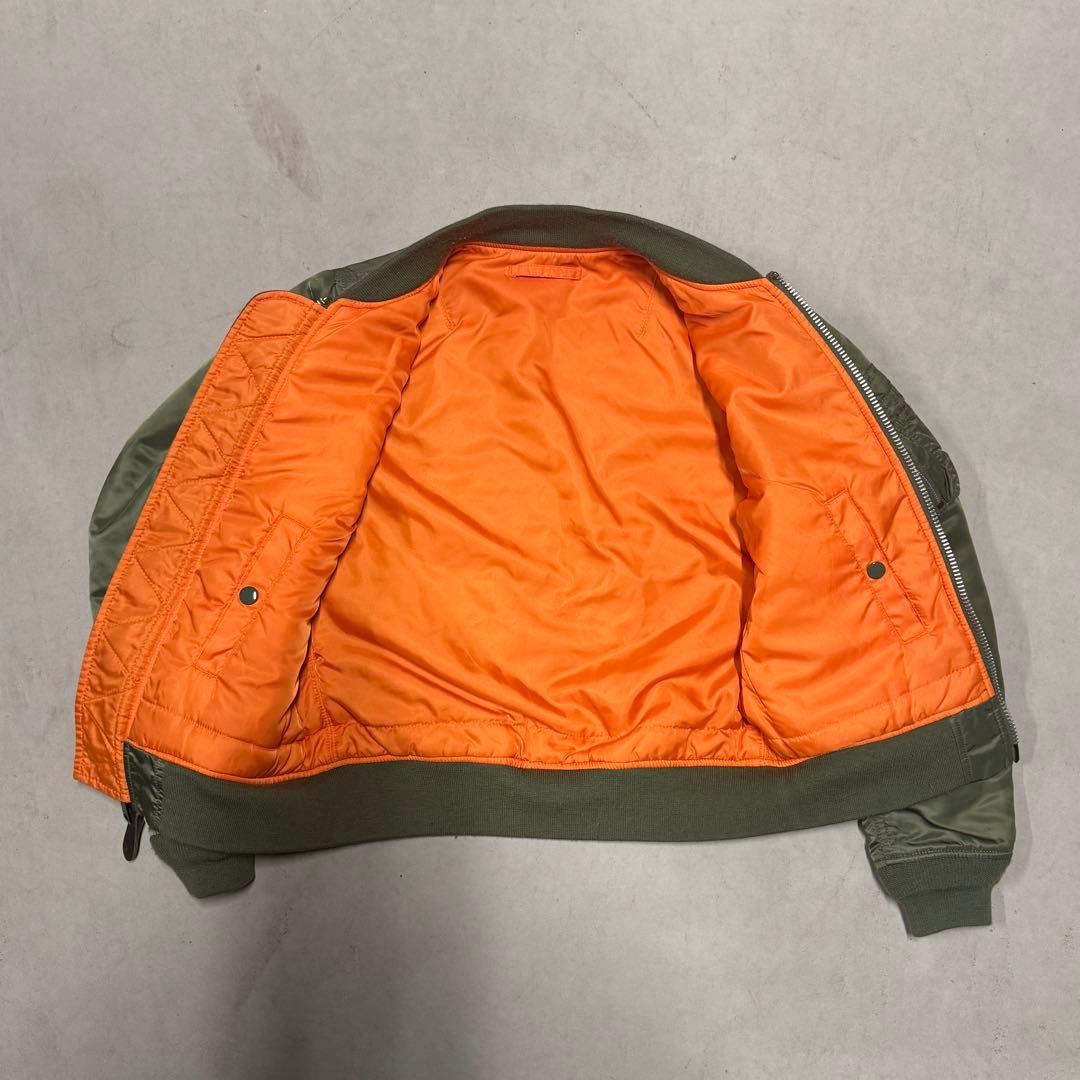 お*ー様 MA-1フライトジャケット オリーブグリーン