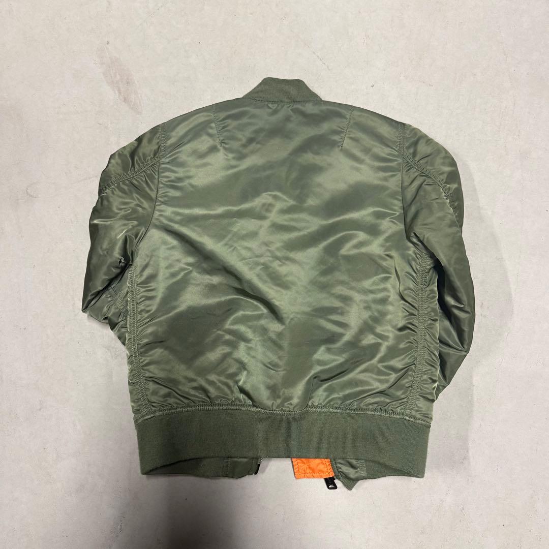 お*ー様 MA-1フライトジャケット オリーブグリーン