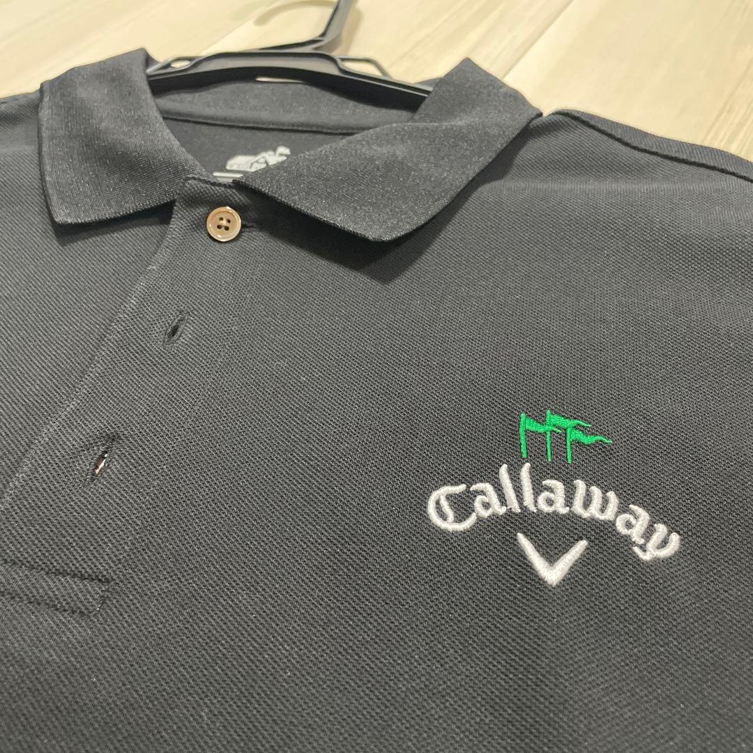 【限定】Callaway CLUBHAUS S/S Polo black コラボ