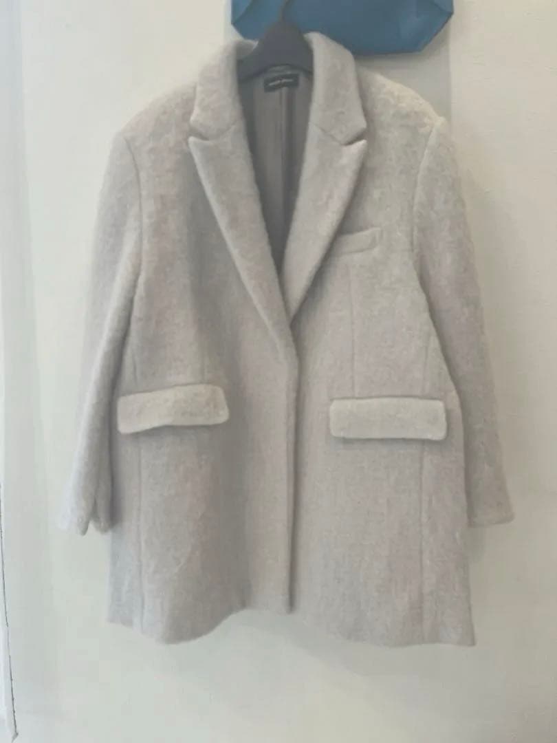 Maison Special モヘア混シャギーコート