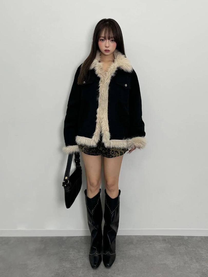 【即購入OK‼️】TRIFLE ファータッチミドルデニムジャケット