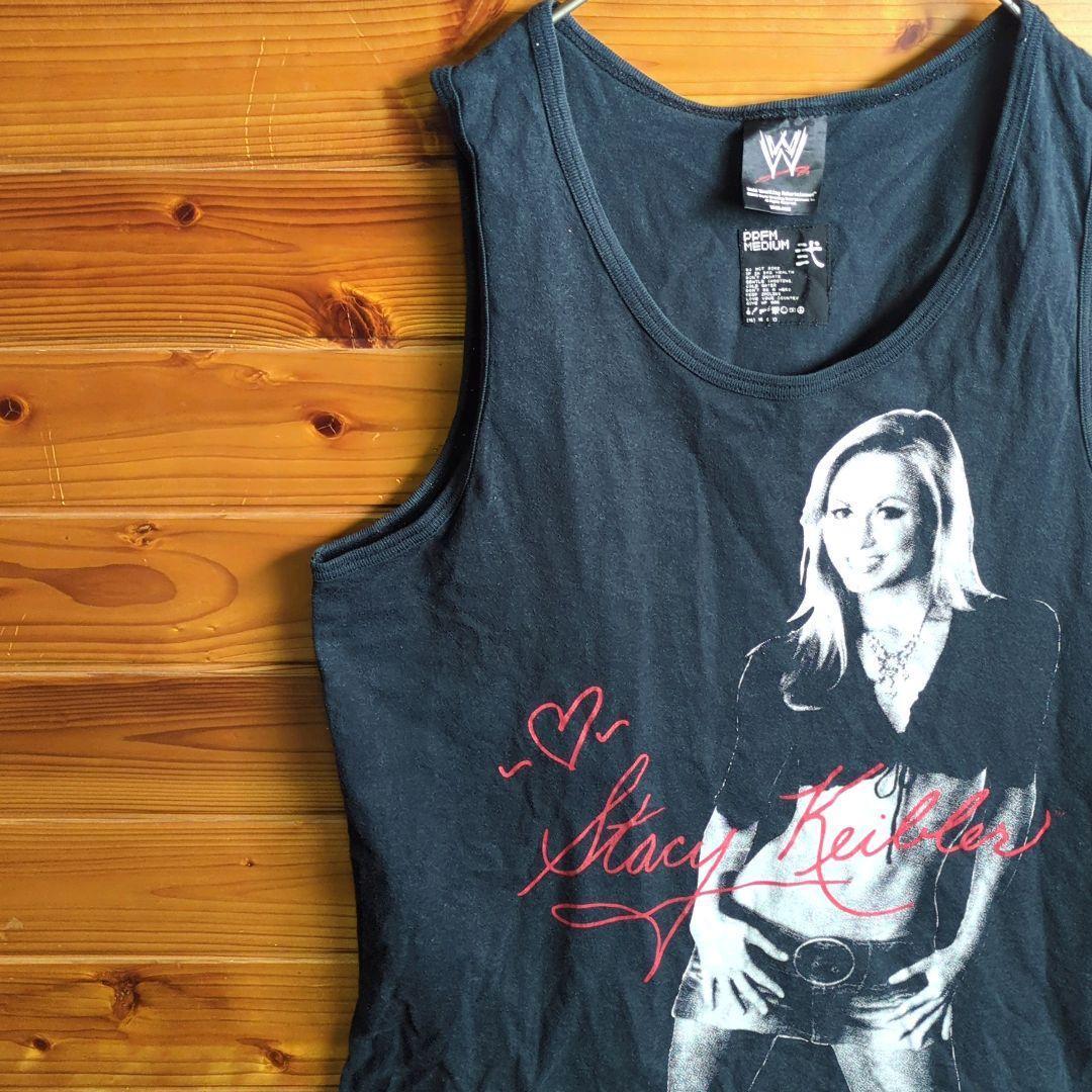 海外プロレス　WWE　PPFM　コラボ　タンクトップ　ステイシー　キーブラー　Ⅿ