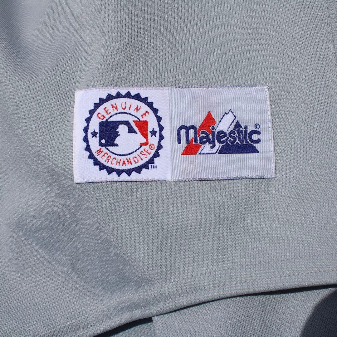 USA製 00s Detroit Tigers 袖ワッペン付き 古着ゲームシャツ