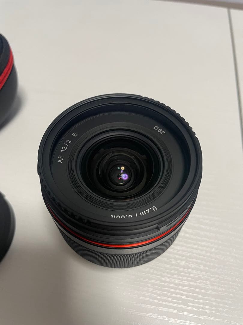SAMYANG AF 12mm F2.0 ソニーEマウント　各種フィルター付き