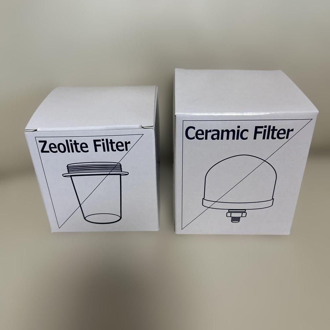 ポタポタクラブ　セラミックフィルター&ゼオライトフィルター ２点セット