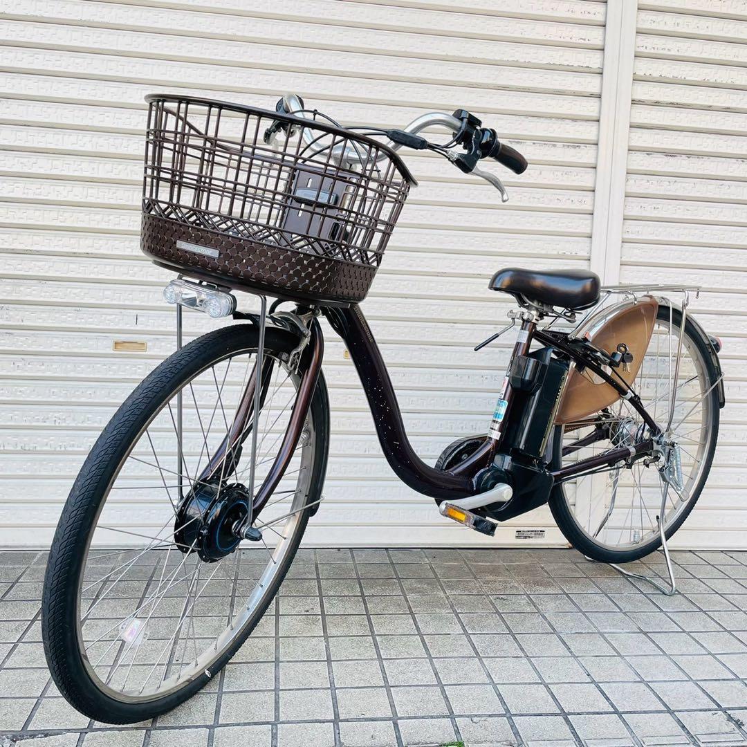 【732】電動自転車 ブリヂストン FRONTIA ブラウン 26インチ