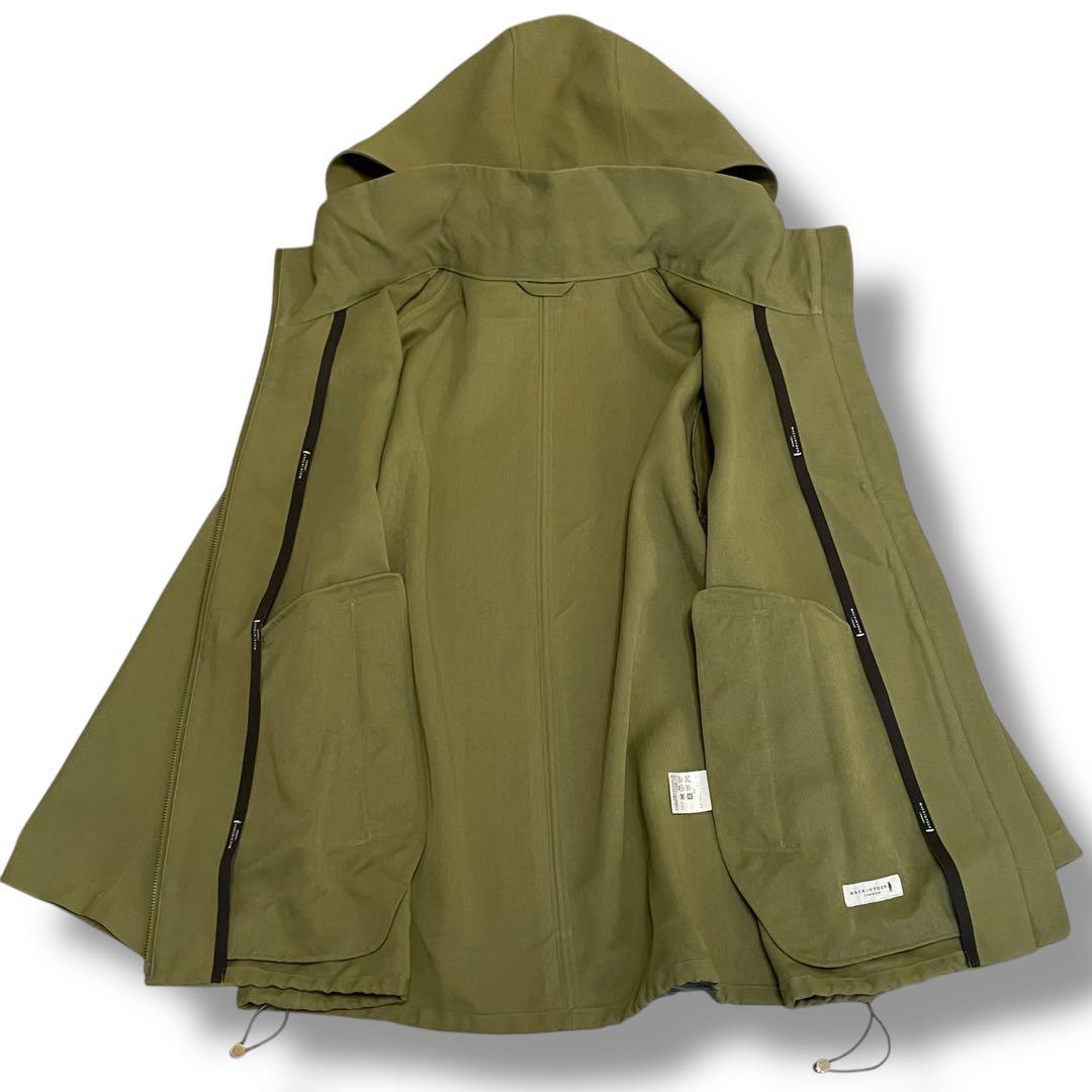 未使用級✨マッキントッシュロンドン フーデッドジャケット グリーン 44
