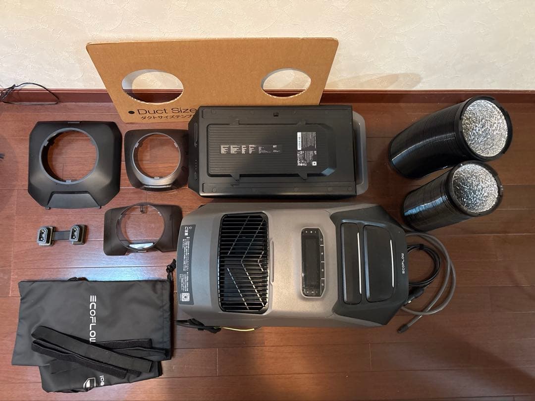 Ecoflow Wave3 本体 エクストラバッテリー 窓シートセット エアコン