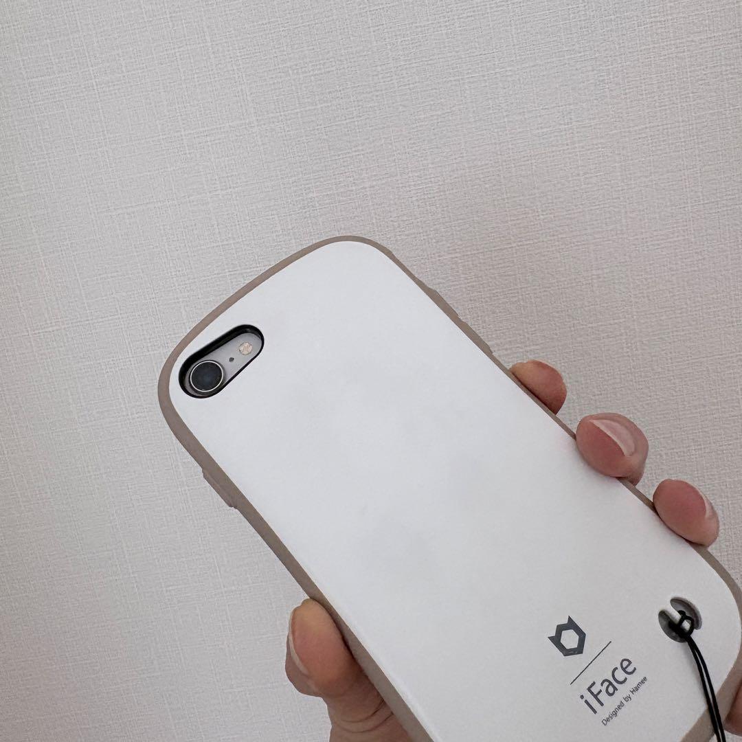 美品iPhone SE3 64GB 白 電池91% iFace3点＋新品ケーブル