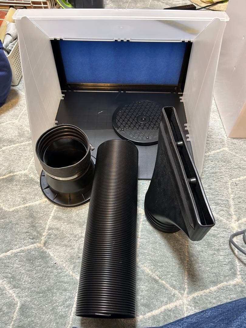 未使用品　スプレーガン　コンプレッサー・Ausuc ブースセット