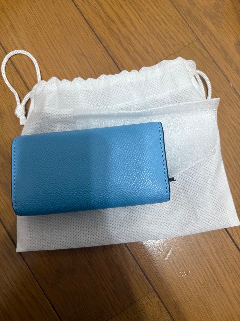 COACH 6リング キーケース クロスグレイン レザー